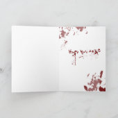 ゾンビクリスマスストッキング シーズンカード (内部)