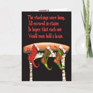 ゾンビクリスマスストッキング シーズンカード