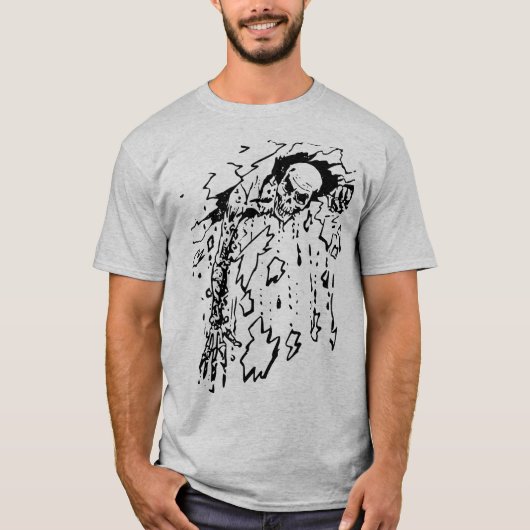ゾンビクールクラッシュシャツ Tシャツ (正面)