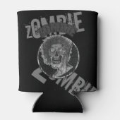 ゾンビグレー/ブラック動揺してルックグラフィック 缶クーラー (裏面)