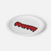 ゾンビグローン ペーパープレート (アングル)