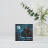 ゾンビグールアミューズメントパーク スクエア名刺 (スタンド正面)