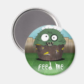 ゾンビケーキ食べ物を与え – 私 マグネット (正面/裏面)