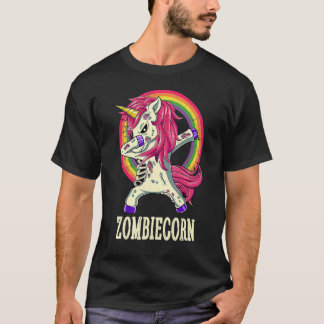 ゾンビコーン ゾンビ ユニコーン ダビング ダンス ハロウィン Tシャツ