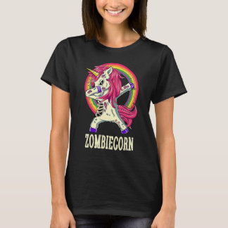 ゾンビコーン ゾンビ ユニコーン ダビング ダンス ハロウィン Tシャツ