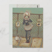 ゾンビゴスガールのかわいいポストカード 不死のジャカロープ ポストカード (正面/裏面)