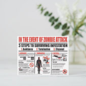 ゾンビサバイバルガイド – これらの壁の向こう ポストカード (スタンド正面)