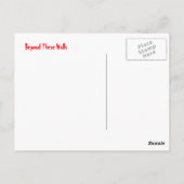 ゾンビサバイバルガイド – これらの壁の向こう ポストカード (裏面)