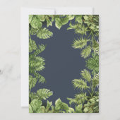 ゾンビサファリ動物の誕生日 招待状 (裏面)