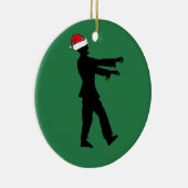 ゾンビサンタクリおもしろいスマス セラミックオーナメント (右)