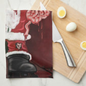 ゾンビサンタ キッチンタオル (四つ折り)