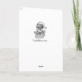 ゾンビサンタ – グリーティングカード シーズンカード (裏面)