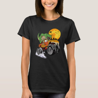 ゾンビザウルス+T+レックス+ハロウィン+2022+トリック+オア+トリート Tシャツ