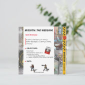 ゾンビシデ ミッション ウェディング招待状 (スタンド正面)