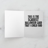 ゾンビジョー・バイデン ハロウィン面白いカード カード (内部)