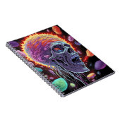 ゾンビスカルクリーチャーSFホラーアート ノートブック (右側)