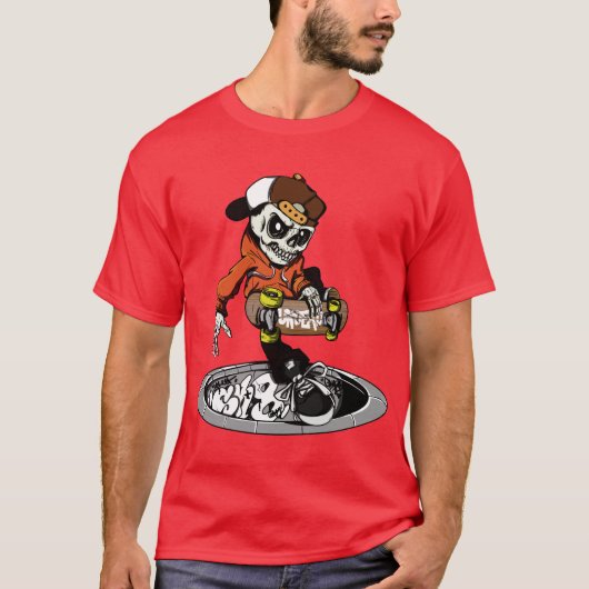 ゾンビスケーターのシャツとジャケット Tシャツ (正面)