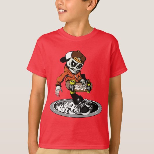 ゾンビスケーターのシャツとジャケット Tシャツ (正面)