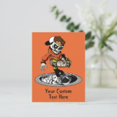 ゾンビスケーターカスタム文字&カラーポストカード ポストカード (スタンド正面)