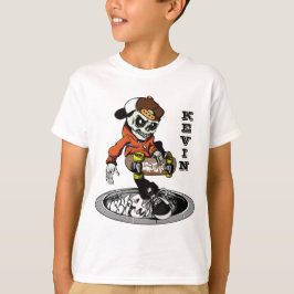 ゾンビスケーター名前をカスタムするシャツ&ジャケット Tシャツ