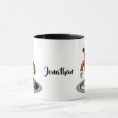 ゾンビスケーター名前をカスタムするマグ マグカップ (中央)