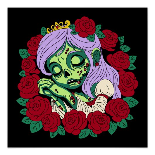 ゾンビスリーピング美しい ポスター (正面)