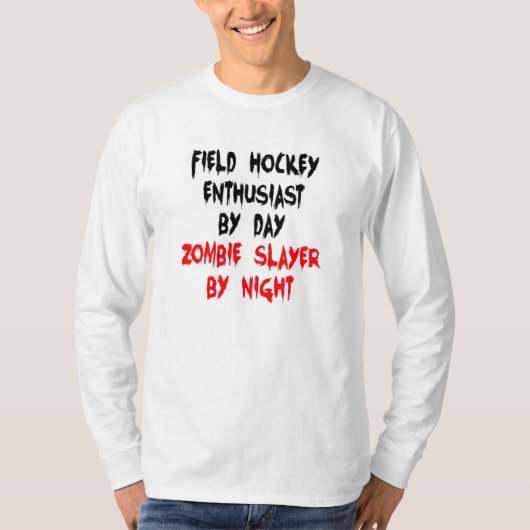 ゾンビスレヤーフィールドホッケー Tシャツ (正面)