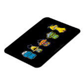 ゾンビセサミストリートキャラクター マグネット (左側)