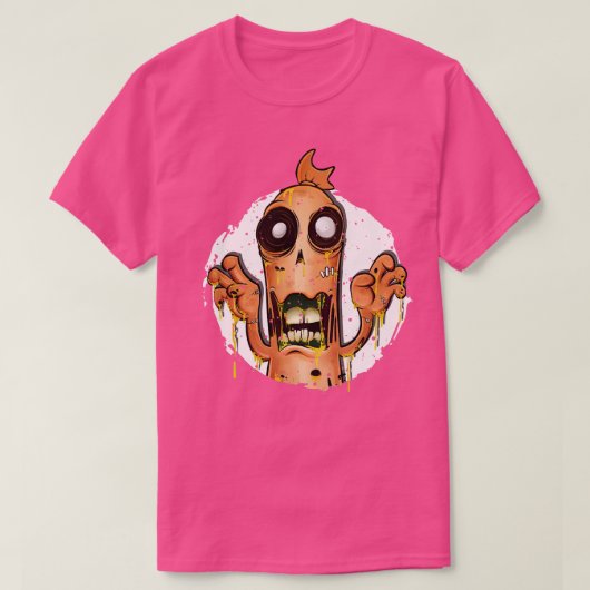 ゾンビソーセージ Tシャツ (デザイン正面)