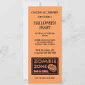 ゾンビゾーン ハロウィンパーティー 招待状 (正面)