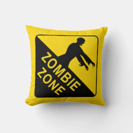 ゾンビゾーン、警告標識 クッション