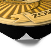 ゾンビタスクフォース – キャプテンバッジ ポスター (角)