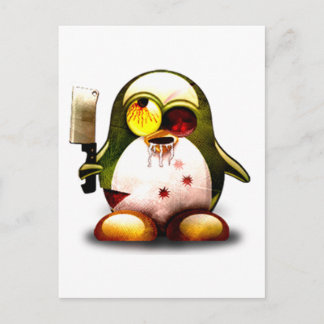 ゾンビタックス(Linux Tux) ポストカード