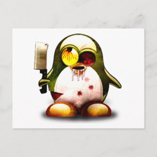 ゾンビタックス(Linux Tux) ポストカード