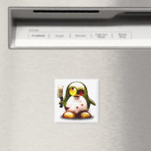 ゾンビタックス(Linux Tux) マグネット (インサイチュ (食洗機))
