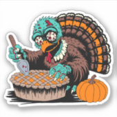 ゾンビターキープンプキンパイ シール (正面)