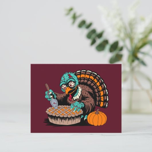 ゾンビターキープンプキンパイ ポストカード (スタンド正面)