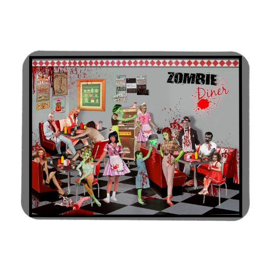 ゾンビダイナー マグネット (横)