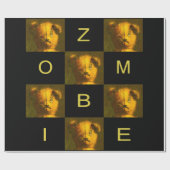 ゾンビテディラッピング紙 ラッピングペーパー (フラット)