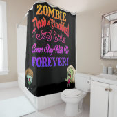 ゾンビデッドアンドブレックファースト シャワーカーテン (インサイチュ)