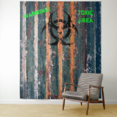 ゾンビトキシックゾーンハロウィンコスチュームパーティーの写真 タペストリー (インサイチュ)