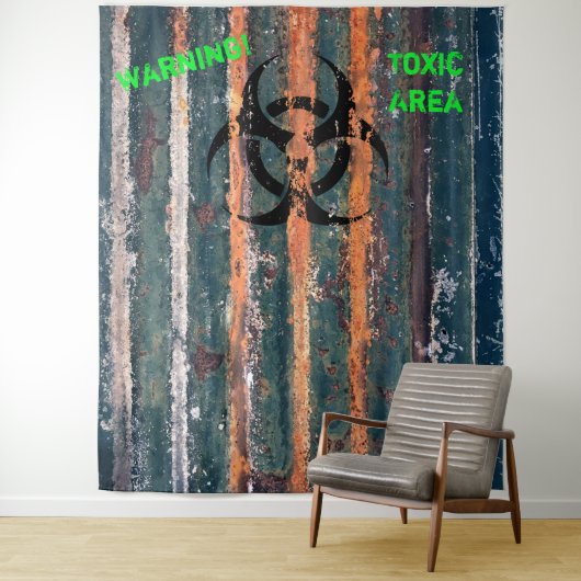 ゾンビトキシックゾーンハロウィンコスチュームパーティーの写真 タペストリー (インサイチュ)