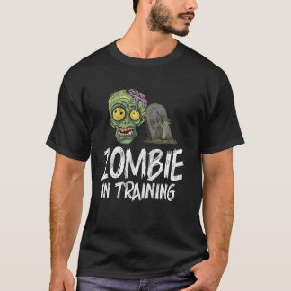 ゾンビトレーニング中のゾンビ Tシャツ