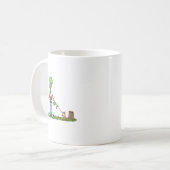 ゾンビドッグウォーカー コーヒーマグカップ (正面左)