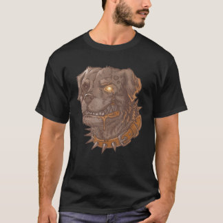 ゾンビドッグロットワイラーレトロハロウィンモンスター Tシャツ