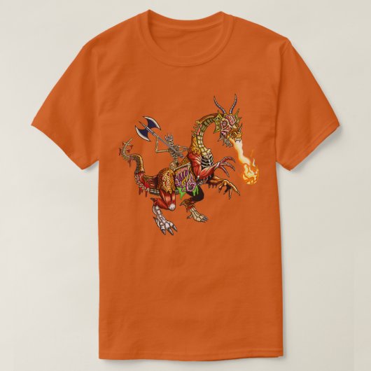 ゾンビドラゴンライダー Tシャツ (デザイン正面)