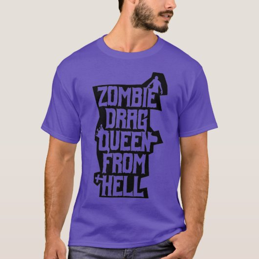 ゾンビドラッグクイーンズfrom地獄おもしろいゲイホラー tシャツ (正面)