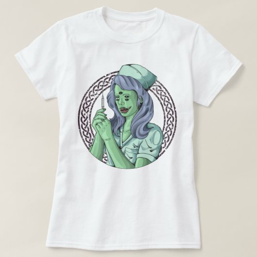 ゾンビナース Tシャツ (デザイン正面)