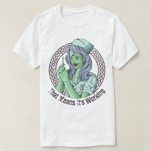 ゾンビナースTシャツ Tシャツ (デザイン正面)