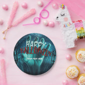 ゾンビハッピーハローウィンパーティー ペーパープレート (パーティー)